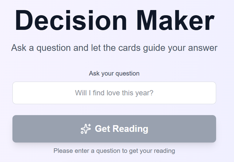 CoinTossCoin Decision Maker Tool